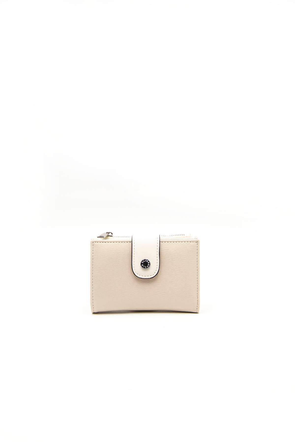 SİLVER POLO KADIN CÜZDAN & KARTLIK 1107 M105 44119 BEJ NİX KEMİK