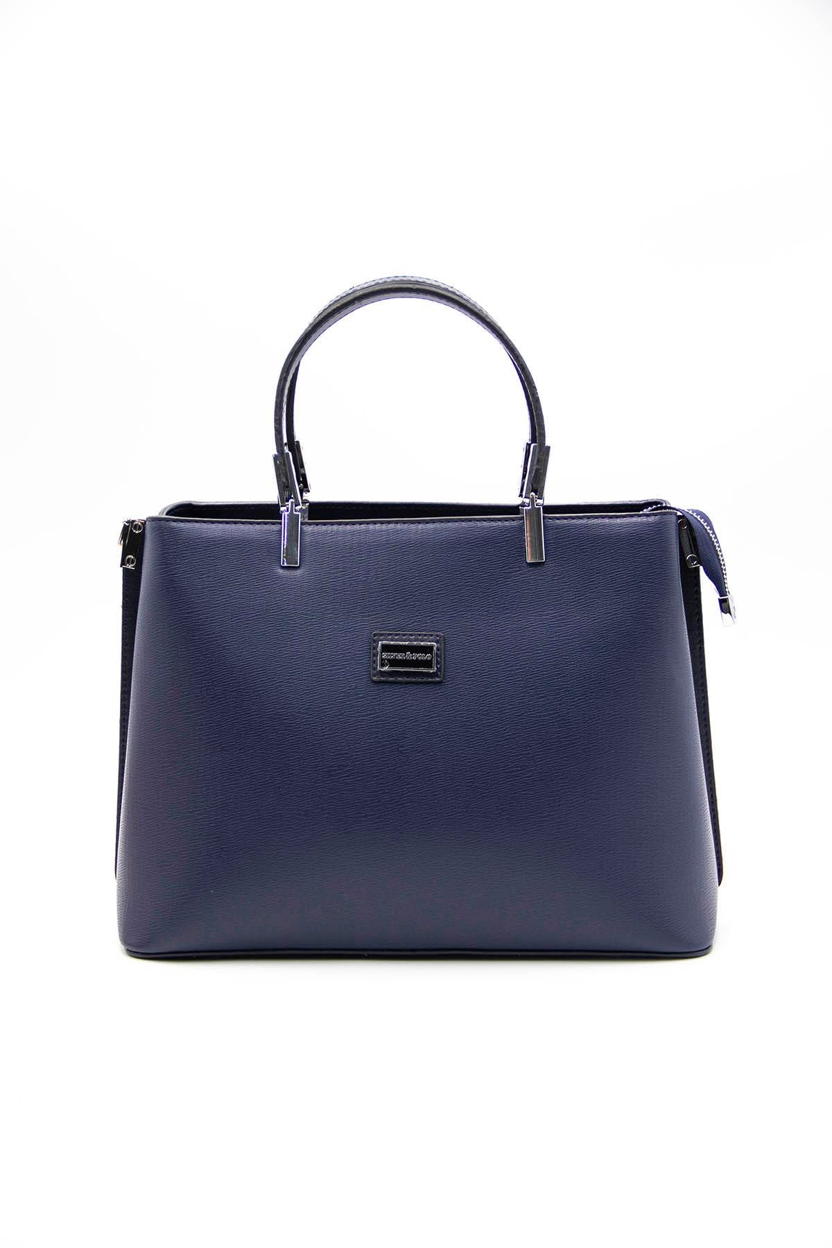 SİLVER POLO ÜÇ BÖLMELİ KADIN EL ÇANTASI 924 M105 31956 LACİ NİX LACİ