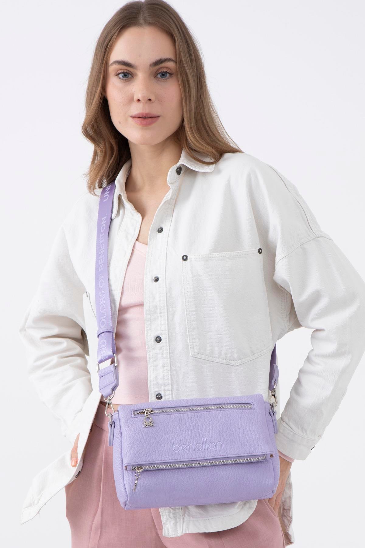 BENETTON KADIN EL ÇANTASI BNT1476 LİLA