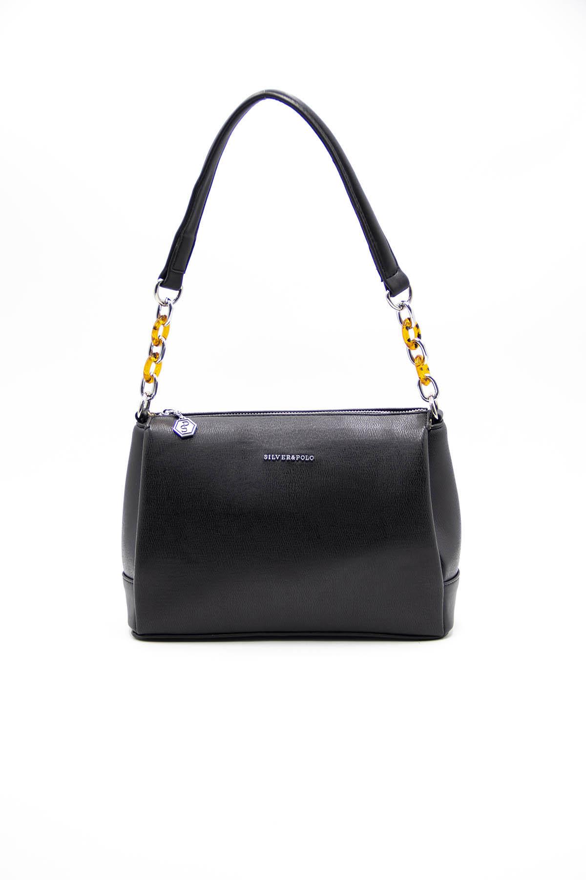 SİLVER POLO KADIN ÇAPRAZ ÇANTA 910 M105 35307 SİYAH NİX SİYAH