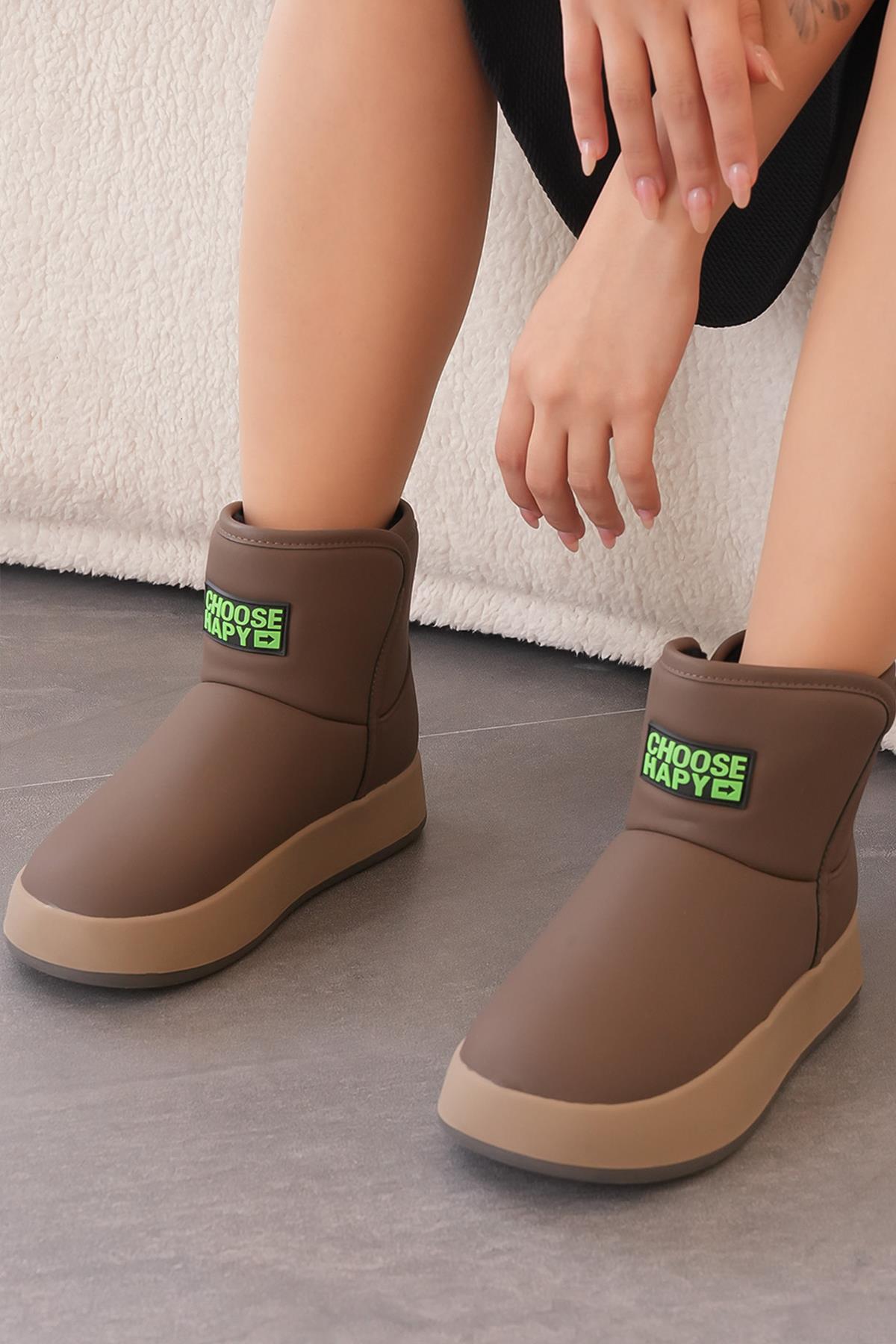 DONA ORİJİNAL KRİSTE BELL İTHAL KADIN BOT KAHVE