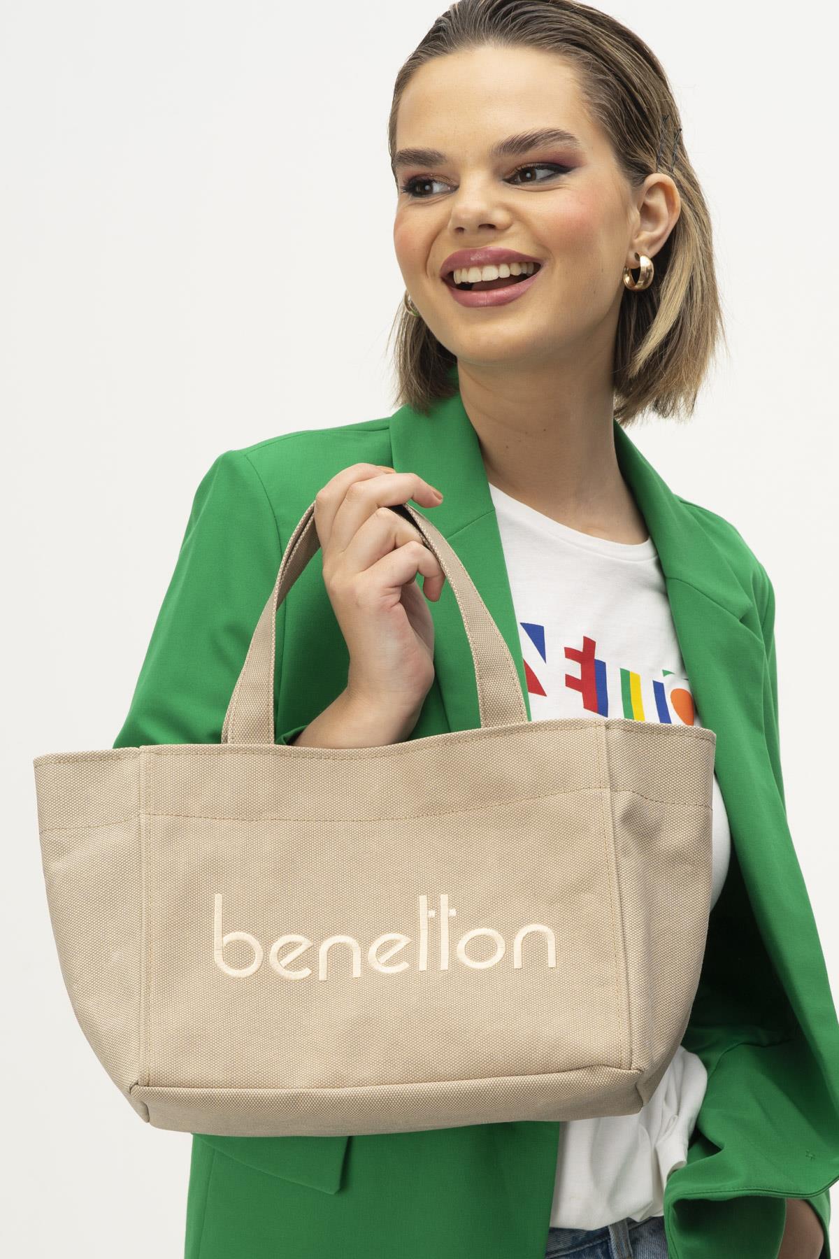 BENETTON KADIN EL ÇANTASI BNT1102 KUM