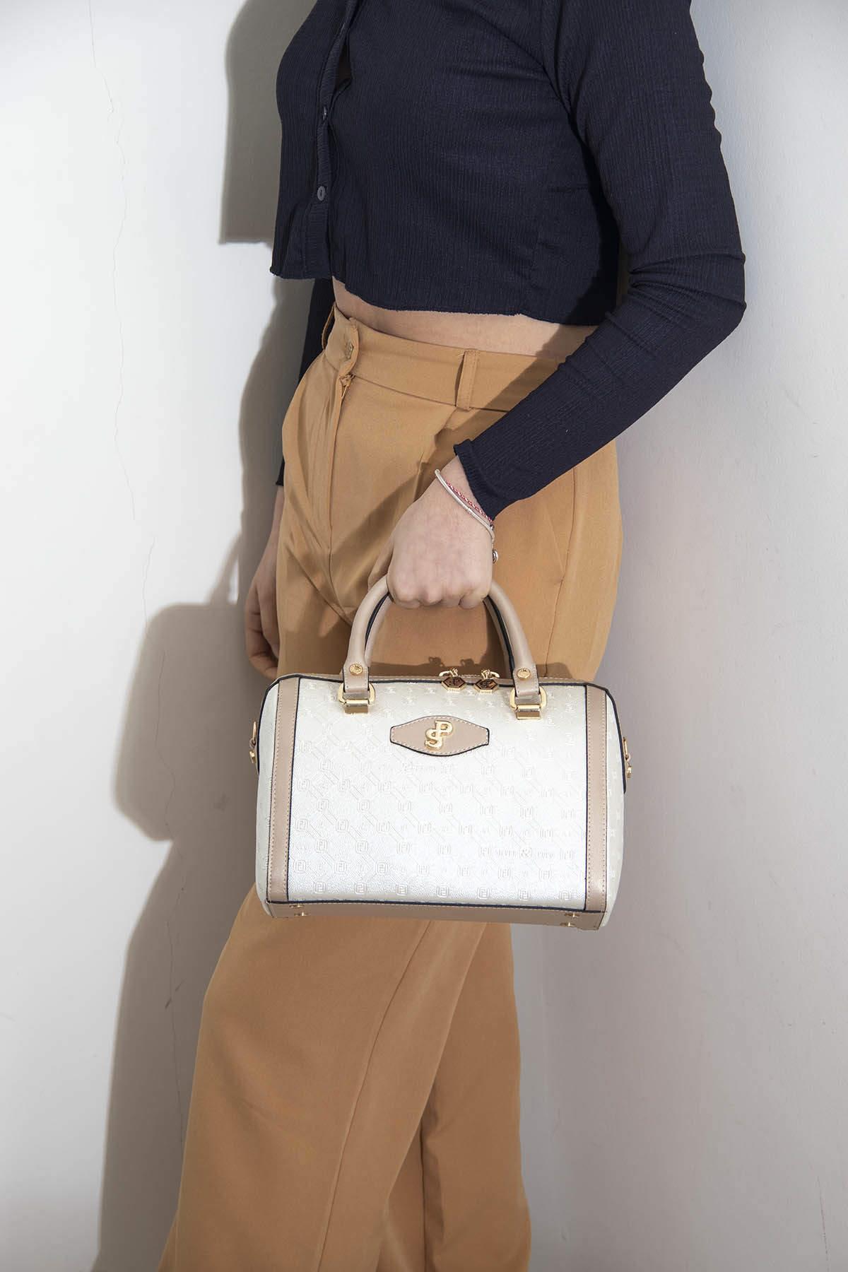 SİLVER POLO KADIN EL ÇANTASI 1091 M46 41922 SEDEF MAT S.NUDE