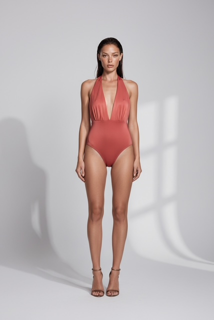 mayostorePierre CardinMayo ModelleriPierre Cardin Boyundan Bağlı Dekolteli Mayo Bordo 227134