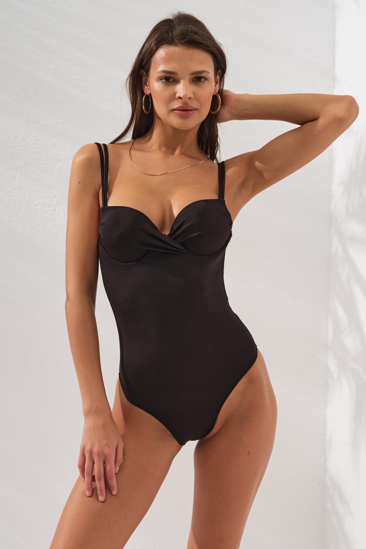 mayostorePierre CardinMayo ModelleriPierre Cardin Gigi Double Dolgulu Mayo Siyah 231121