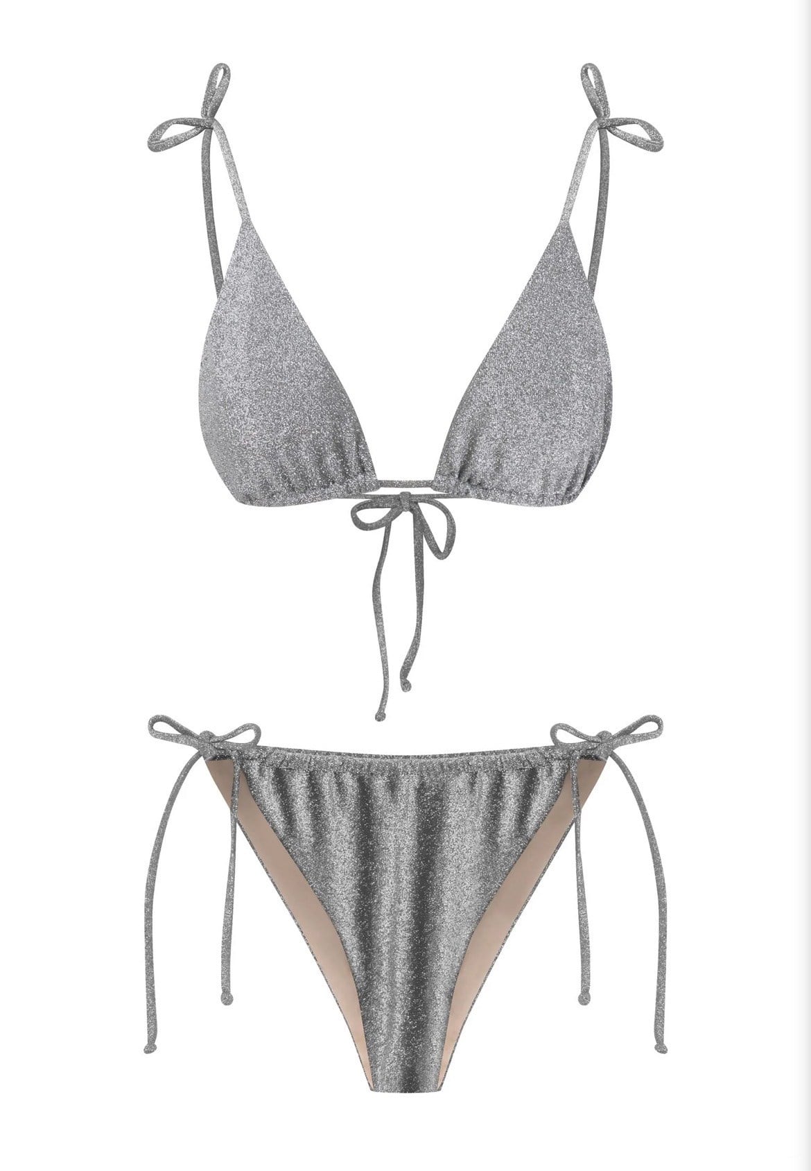 mayostoreaquellaÜçgen Bikini ModelleriAquella Lurex Simli Üçgen Bikini Takımı  210-1100