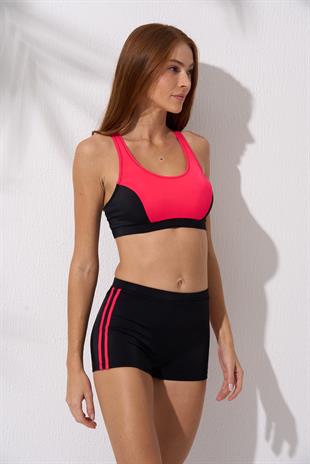 mayostorePierre CardinŞortlu Bikini ModelleriPierre Cardin Şortlu Bra Yüzücü Bikini Takım Siyah 241277