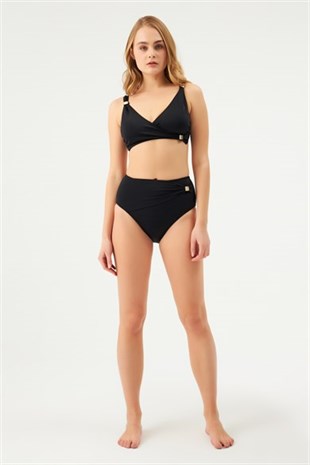 mayostoreErosToparlayıcı Bikini ModelleriEros Yüksek Belli Toparlayıcı Bikini Takımı 1026ESBK Siyah