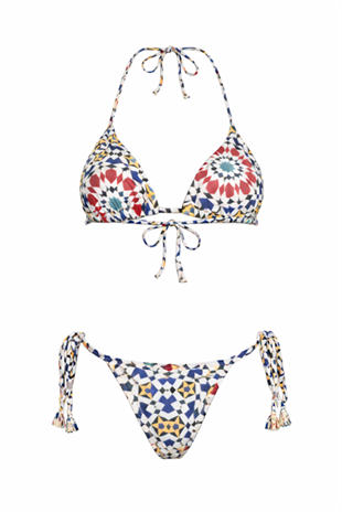 mayostorePierre CardinÜçgen Bikini ModelleriPierre Cardin Brazilian Üçgen Bikini Takımı Desenli 2172206