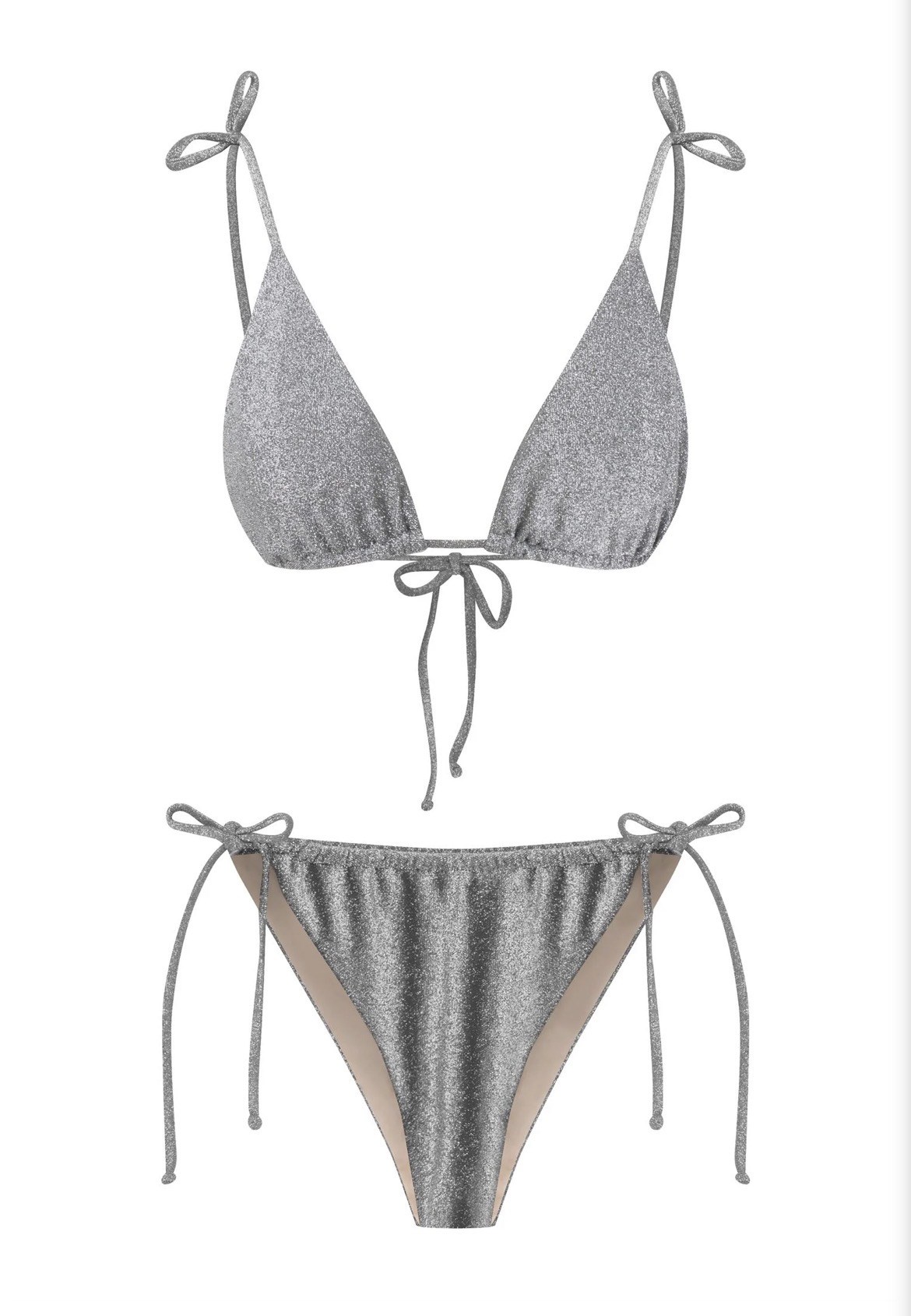 mayostoreaquellaÜçgen Bikini ModelleriAquella Lurex Simli Üçgen Bikini Takımı  210-1100