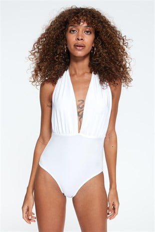 mayostorePierre CardinMayo ModelleriPierre Cardin Kadın Boyundan Bağlı Soft Mayo Beyaz 227134