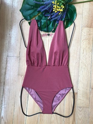 mayostorePierre CardinMayo ModelleriPierre Cardin Kadın Boyundan Bağlı Soft Mayo Bordo 227134