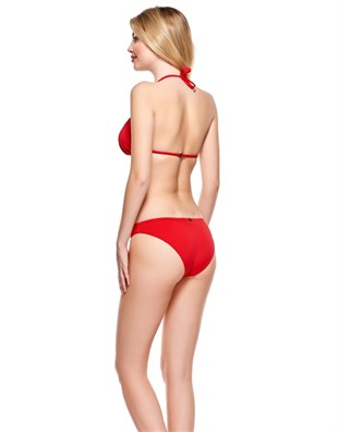 mayostoreLouren MayoÜçgen Bikini ModelleriLouren Yeni Sezon Üçgen Bikini Takım B1021 Kırmızı