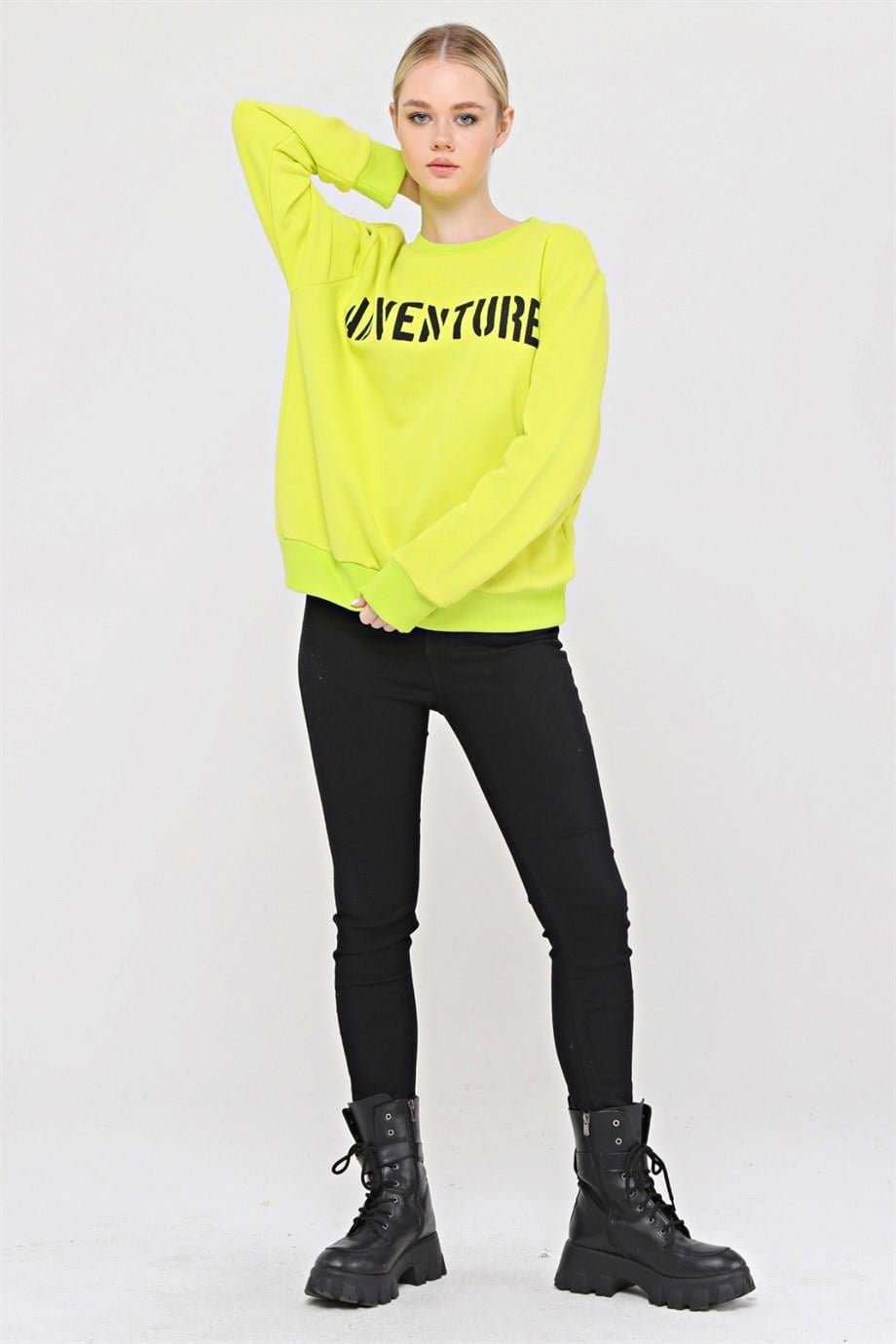 Lime Rengi Sweatshirt