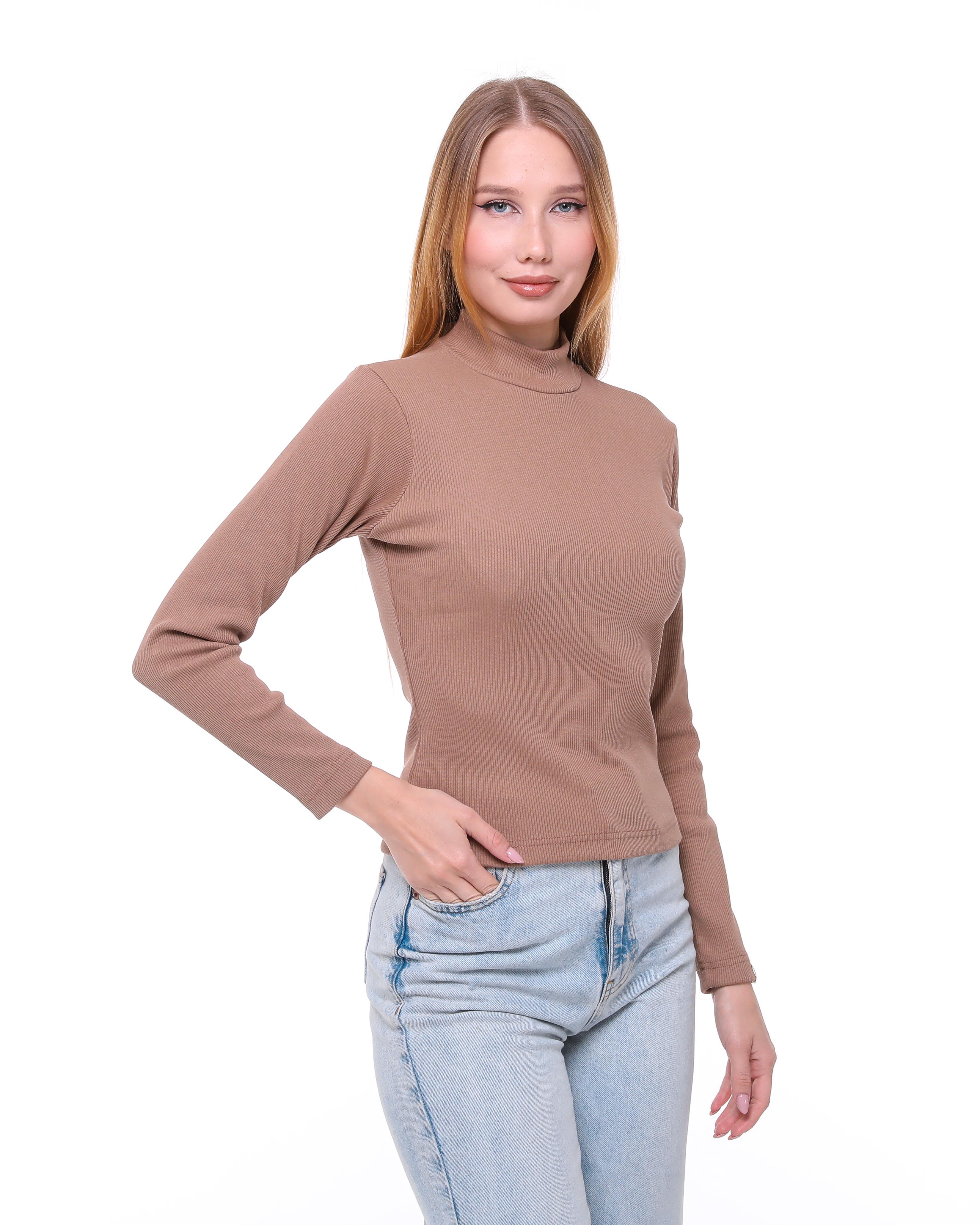Camel Renk Yarım Balıkçı Kaşkorse Body