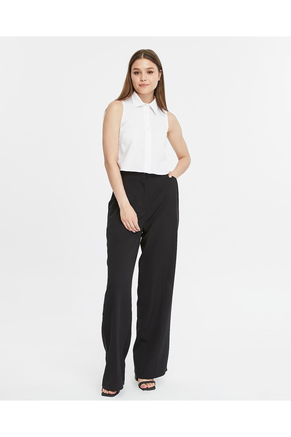 KADIN BOL PANTOLON-YANDAN CEPLİ