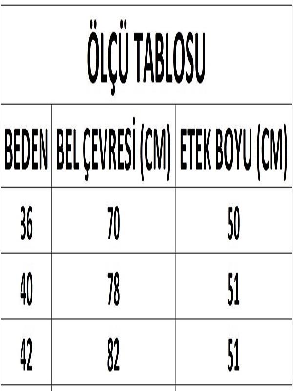 Kadın Açık Yeşil Yandan Yırtmaçlı Mini Etek DM2008