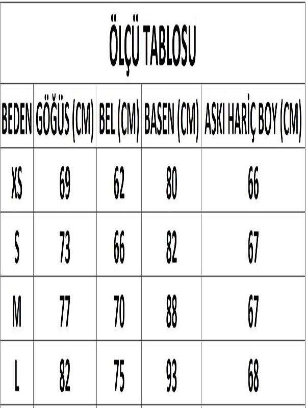 Kadın Kırmızı Desenli Tül Askılı Mini Elbise DM1046