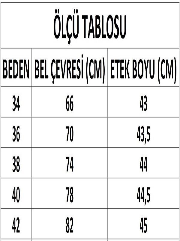 Kadın Mor Yırtmaç Detaylı Tweed Mini Etek DM2004