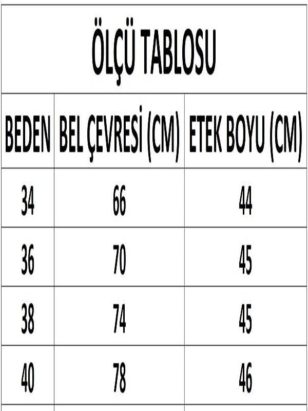 Kadın Pembe Yırtmaçlı Mini Etek DM2016