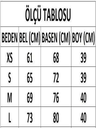 Kadın Beyaz Mini Balon Etek DM2038