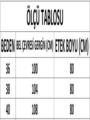 Kadın Ekru Paraşüt Etek Midi Cep Detaylı Beli Lastikli Stoperli DM2036