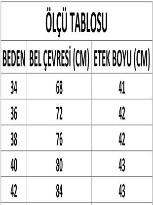 Kadın Kırmızı Ekoseli Toka Detaylı Mini Etek DM2029