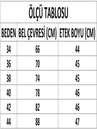 Kadın Lacivert Düğme Detaylı Tweed Mini Etek DM2033