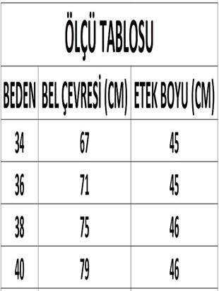 Kadın Lacivert Ekose Pileli Etek DM2034