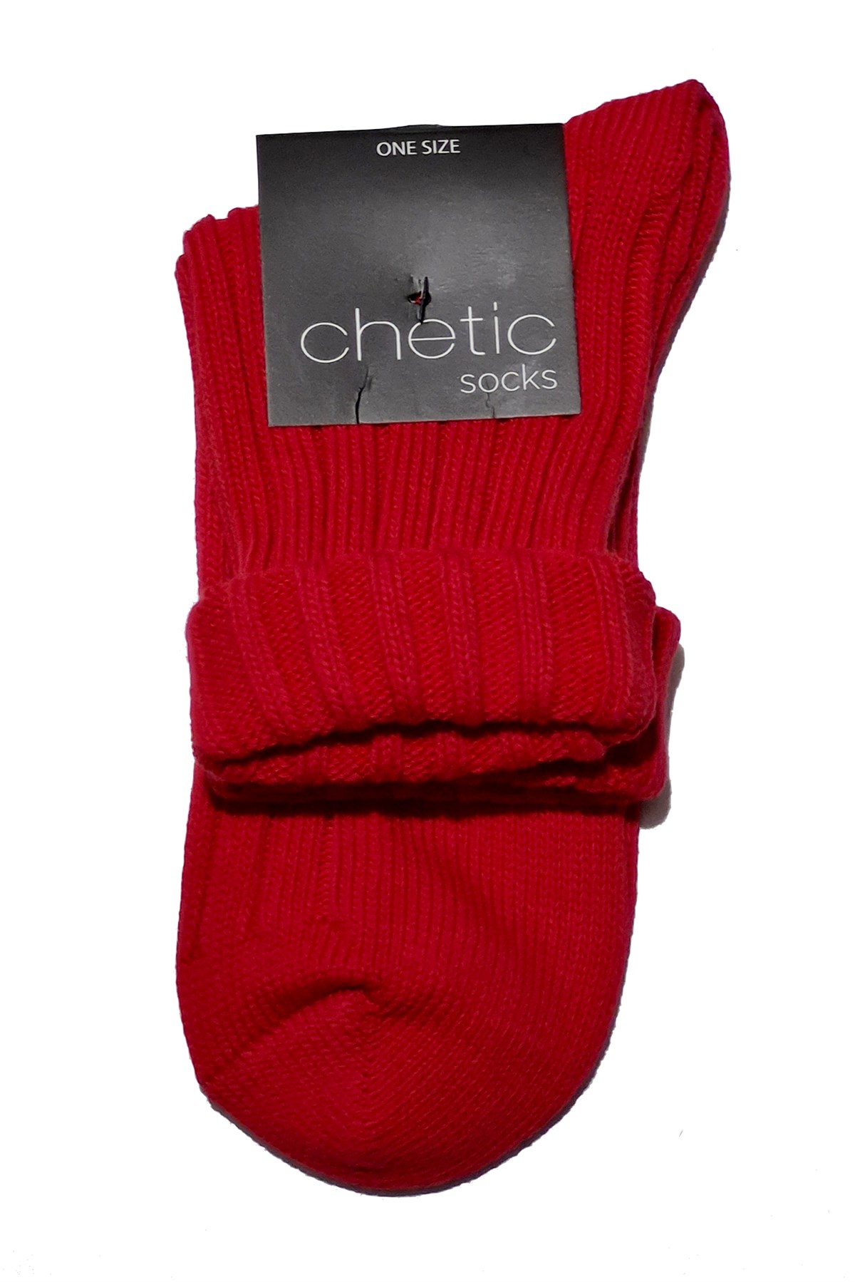 Kırmızı Fitilli Soket Bot Çorap | Chetic
