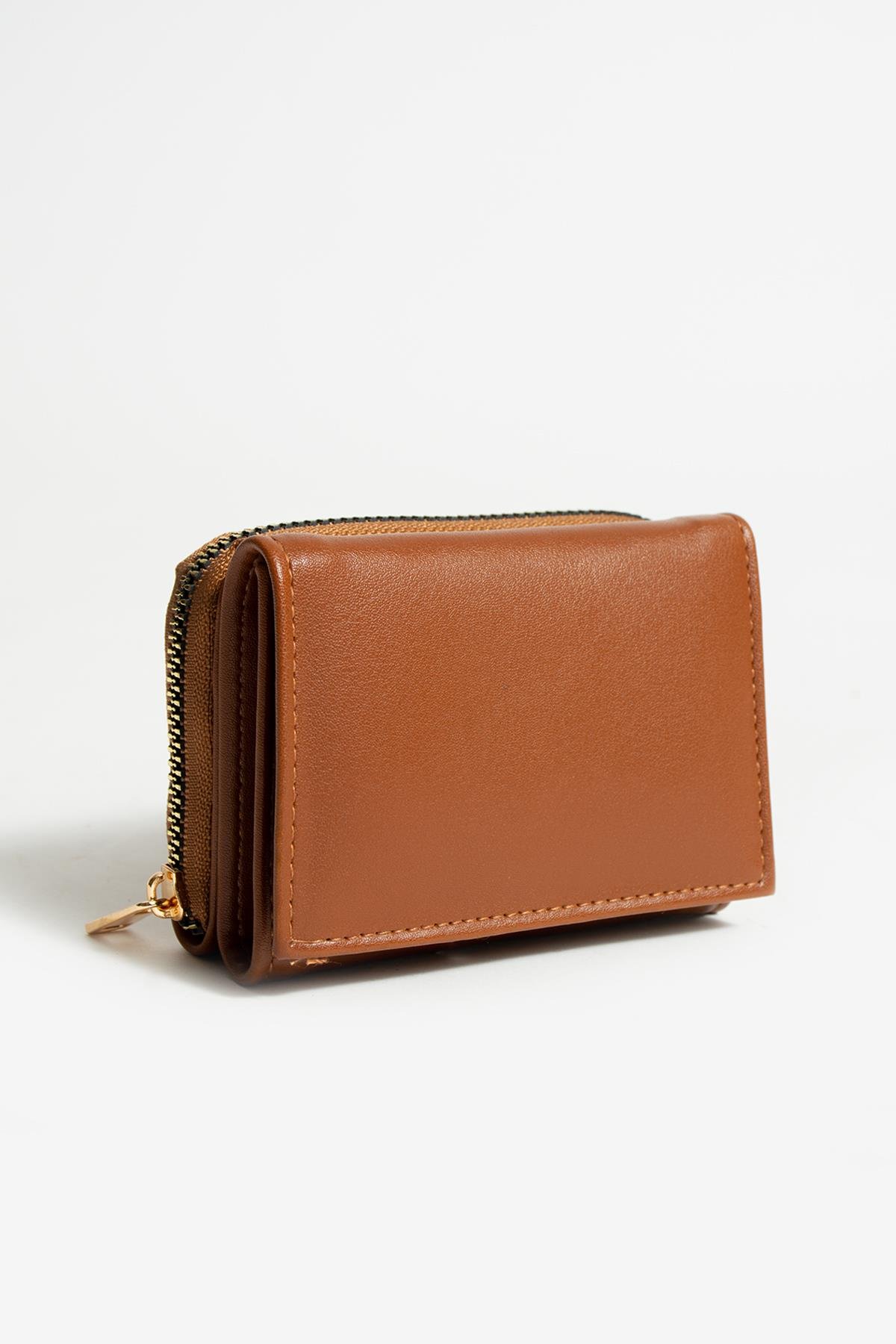 Sue Taba Kartlık Bölmeli Fermuarlı Cüzdan