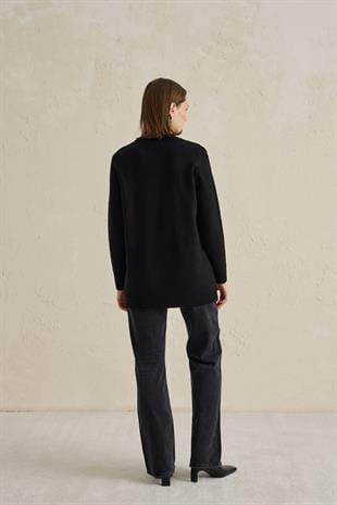 ATKI AKSESUARLI KAZAK SİYAH