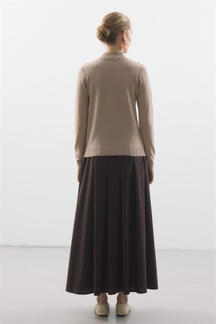 BALIKÇI YAKA BASIC TRİKO VİZON