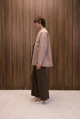 ÇIKARILABİLİR ATKILI TRENÇKOT VİZON