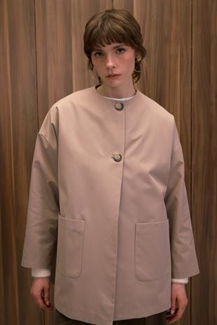 ÇIKARILABİLİR ATKILI TRENÇKOT VİZON