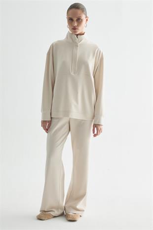 COMFORT İKİLİ EŞOFMAN SET BEJ