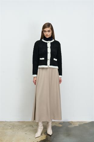 CURLY KONTRAST HIRKA SİYAH