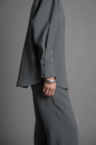 DAY TO NIGHT CUPRO GÖMLEK GRİ