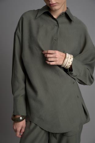 DAY TO NIGHT CUPRO GÖMLEK HAKİ