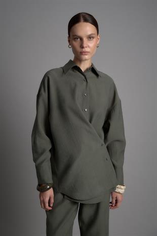 DAY TO NIGHT CUPRO GÖMLEK HAKİ