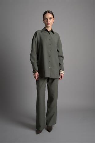 DAY TO NIGHT CUPRO GÖMLEK HAKİ