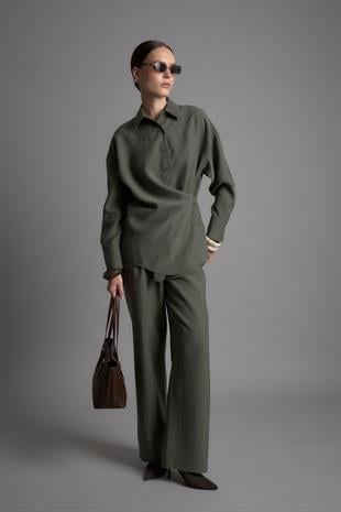 DAY TO NIGHT CUPRO GÖMLEK HAKİ