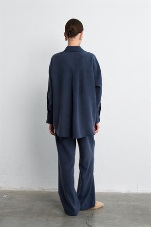 DAY TO NIGHT CUPRO PALAZZO LACİVERT