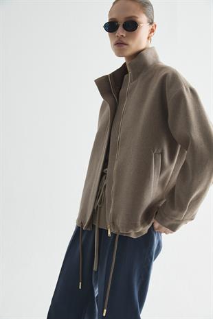 KAŞE BOMBER KABAN VİZON