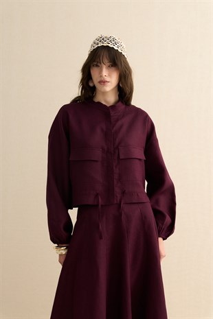 KETEN BOMBER CEKET BORDO