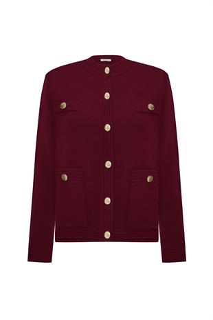 LIL TRİKO HIRKA BORDO