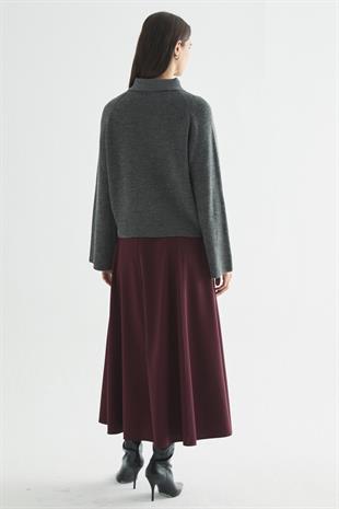 MUSE SOFT TRİKO KAZAK ANTRASİT