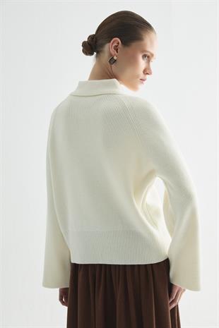 MUSE SOFT TRİKO KAZAK EKRU