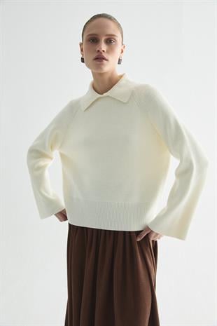 MUSE SOFT TRİKO KAZAK EKRU