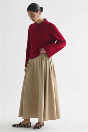 MUSE SOFT TRİKO KAZAK KIRMIZI